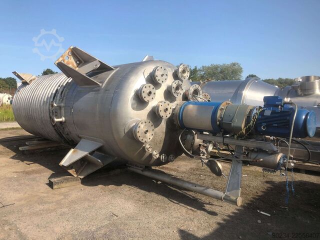 Gebrauchter Vale Engineering Services 12.000-Liter-Edelstahl-Reaktor / Hydrierbehälter, vertikal VALE ENGINEERING 12,000 Litre