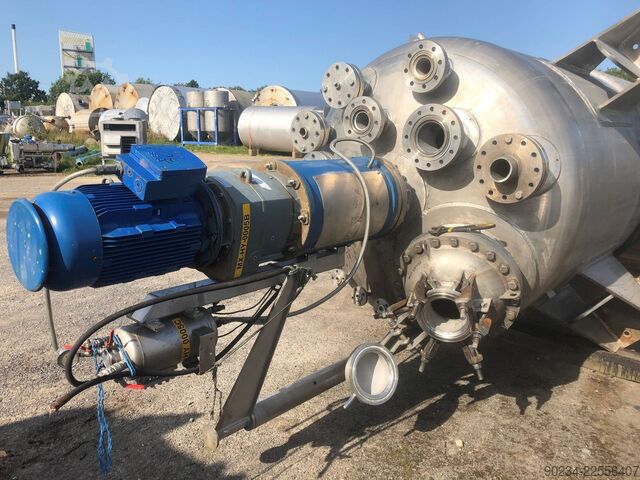 Gebrauchter Vale Engineering Services 12.000-Liter-Edelstahl-Reaktor / Hydrierbehälter, vertikal VALE ENGINEERING 12,000 Litre