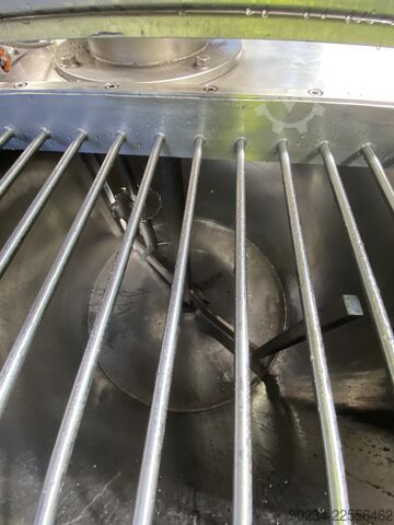 1.000-Liter-Edelstahl-Mischbehälter, stehend, doppelwandig (mit Mantel). NETZSCH 1000 Litre