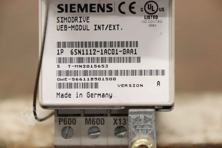 UEB-Modul INT/EXT. Siemens 6SN1112-1AC01-0AA1 SIMODRIVE 611