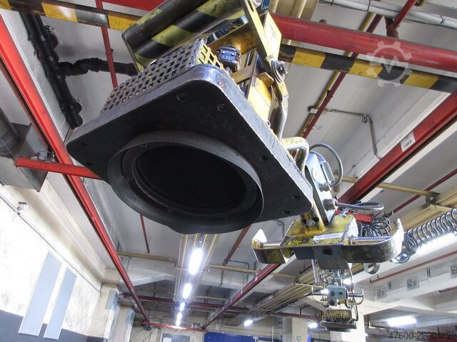 Kranhimmel Kran Hallenkran Kranbahn Demag Portalkran Kran KBK2 26x3,4m KBK II Saugheber Vacuumpumpe 2x 50KG