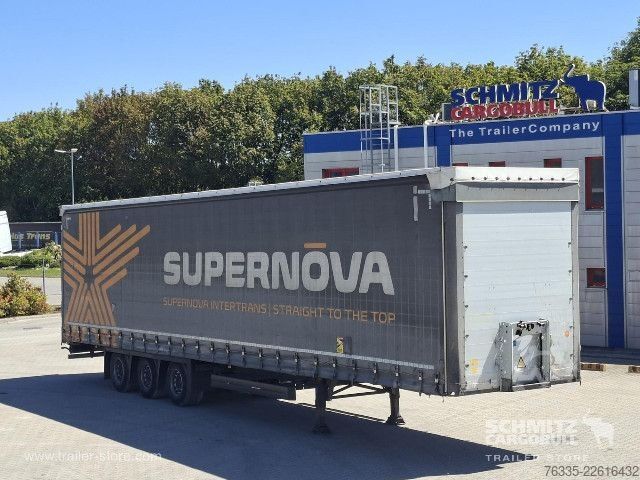 Auflieger mit Pritsche & Plane Schmitz Cargobull Curtainsider Mega