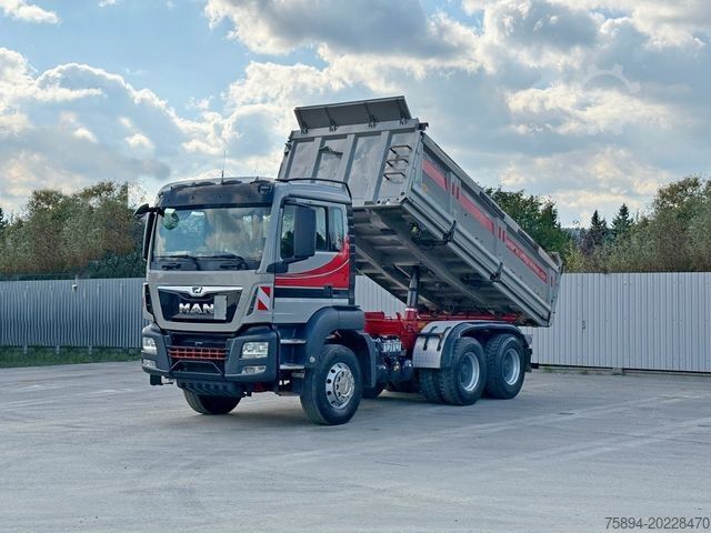 Tipper truck MAN TGS 26.460 * Kipper 4,90m+BORDMATIC * 6x4 * TOP