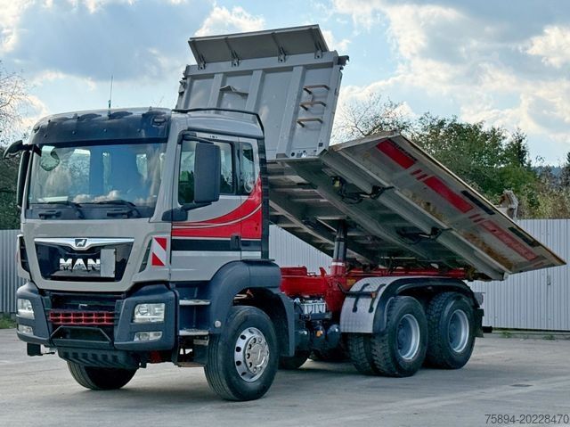 Tipper truck MAN TGS 26.460 * Kipper 4,90m+BORDMATIC * 6x4 * TOP