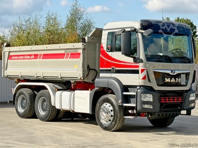 Tipper truck MAN TGS 26.460 * Kipper 4,90m+BORDMATIC * 6x4 * TOP