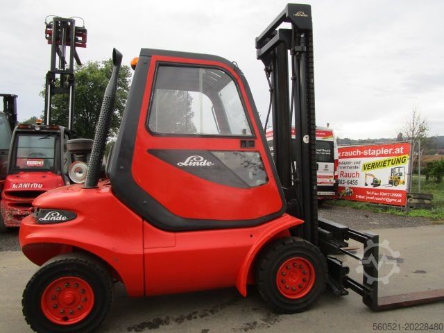 Diesel Forklift Linde H40-03 Zinkenversteller + Seitenschieber 4,5m Hubh
