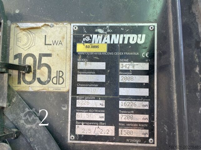Diesel Forklift Manitou M30-4 Triplex 5,5m + 4x4 -Seitenschieber