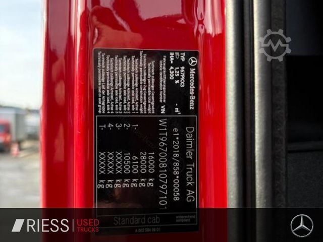 Absetzkipper LKW MERCEDES-BENZ Atego 1630 Meiller Absetzkipper Anhängerhydrauli