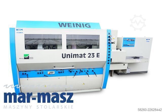 Vier-Seiten-Hobelmaschine WEINIG UNIMAT 23 E na 6 głowic