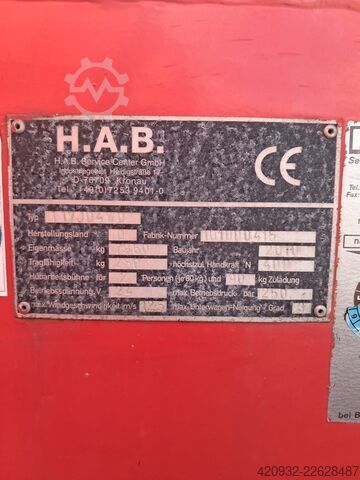 Telescopic work platform H.A.B. T17J D4WD
