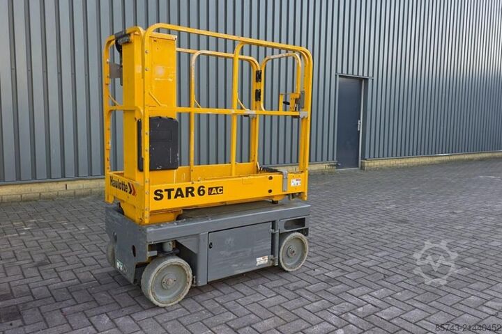 Scissor lift Haulotte STAR 6 Electric, Non Marking Tyres, 5.8m Working H