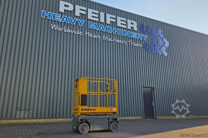 Scissor lift Haulotte Star 6 Electric, Non Marking Tyres, 5.8m Working H