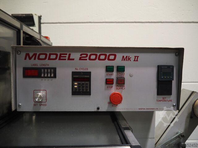 Label printing machine NEWFOIL 2000MK`