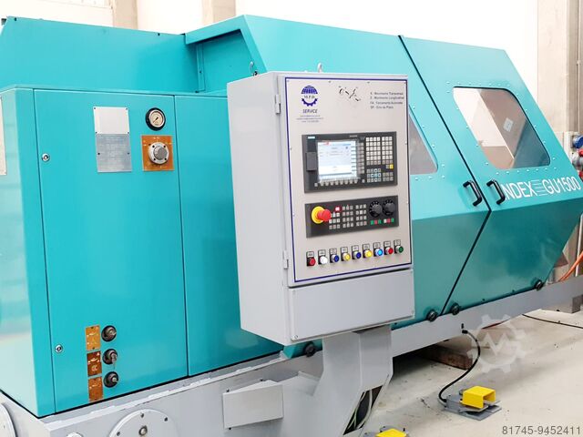CNC Lathe with Drill/Mill Tool INDEX GU 1500 - Siemens