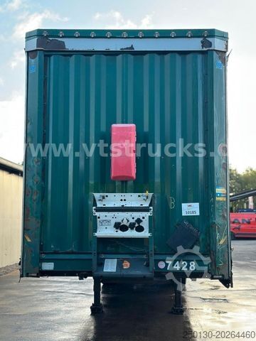 Open semitrailer with tarp KRONE SD MegaLiner Curtainsider Edscha-Verdeck