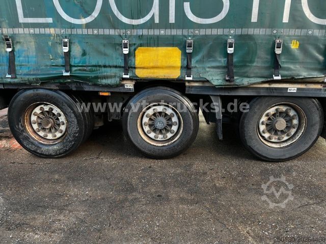 Open semitrailer with tarp KRONE SD MegaLiner Curtainsider Edscha-Verdeck