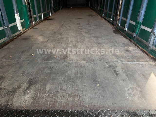 Open semitrailer with tarp KRONE SD MegaLiner Curtainsider Edscha-Verdeck