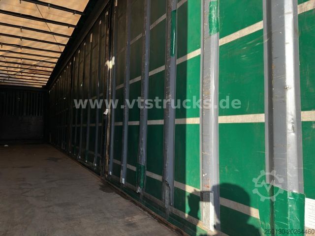 Open semitrailer with tarp KRONE SD MegaLiner Curtainsider Edscha-Verdeck