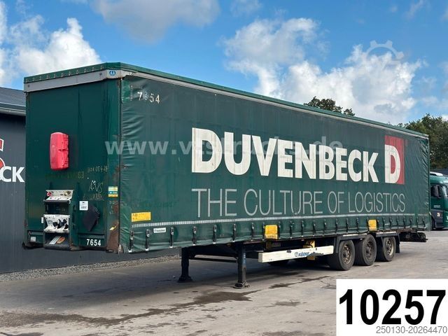 Open semitrailer with tarp KRONE SD MegaLiner Curtainsider Edscha-Verdeck