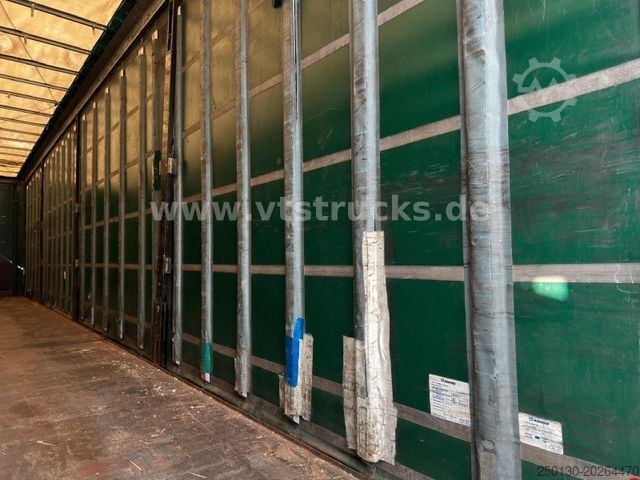 Open semitrailer with tarp KRONE SD MegaLiner Curtainsider Edscha-Verdeck