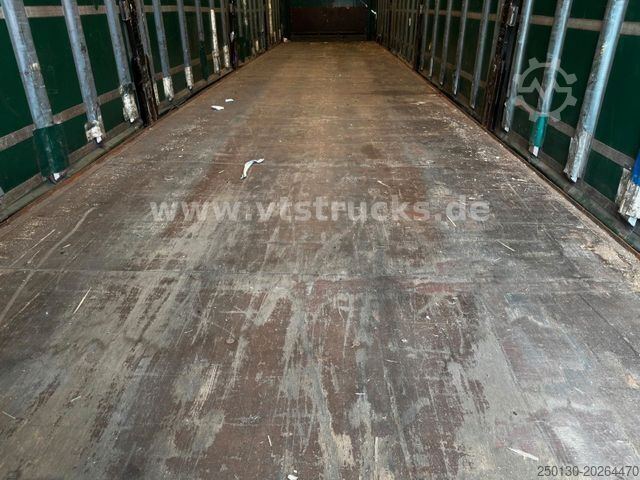Open semitrailer with tarp KRONE SD MegaLiner Curtainsider Edscha-Verdeck