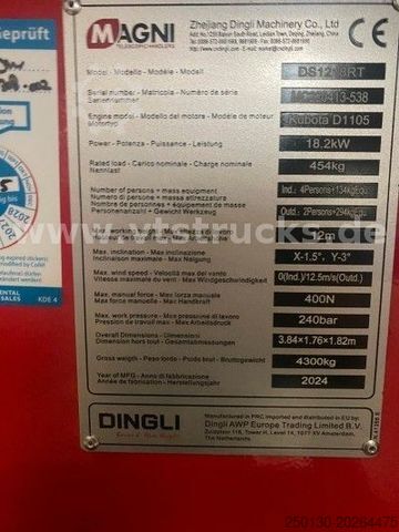 Arbeitsbühne MAGNI Magni DS1218RT 12m Scherenbühne Diesel 2x vorh.