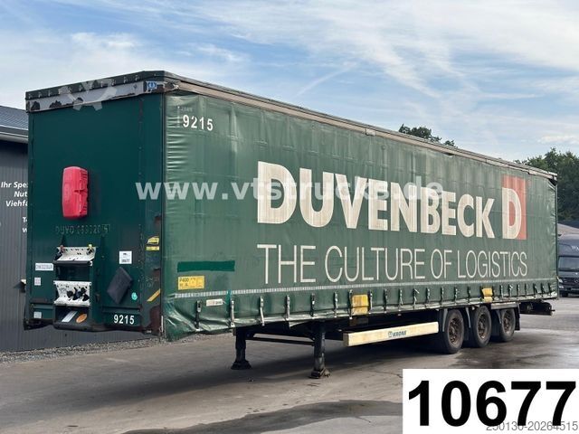 Open semitrailer with tarp KRONE SD Curtainsider Edscha-Verdeck