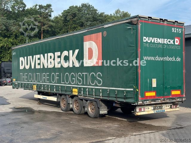 Open semitrailer with tarp KRONE SD Curtainsider Edscha-Verdeck