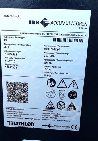 Batterie 48 Volt Typ 5 PzS 625K  