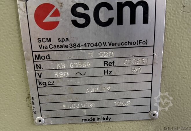 Thickness planing machine SCM S520