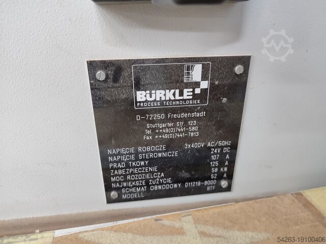 Pvc-folienpresse Buerkle BTF 1534-1400