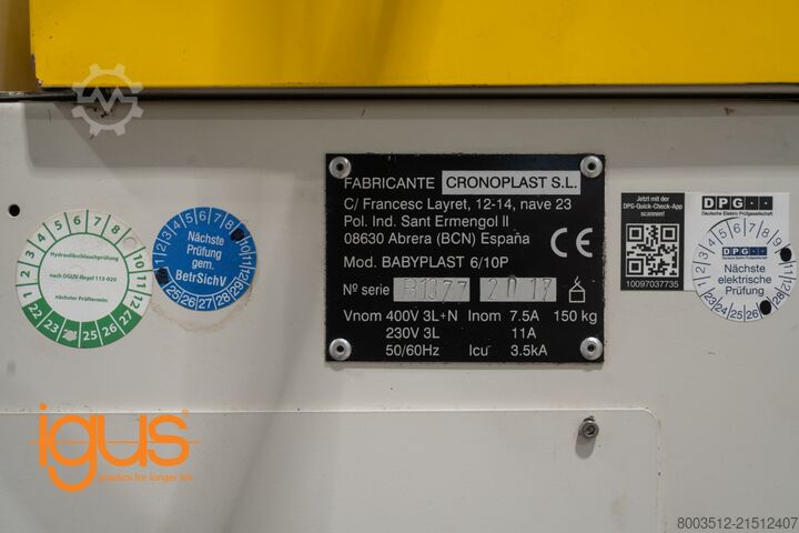 Cronoplast Babyplast 6/10 PT Cronoplast S.L. Babyplast