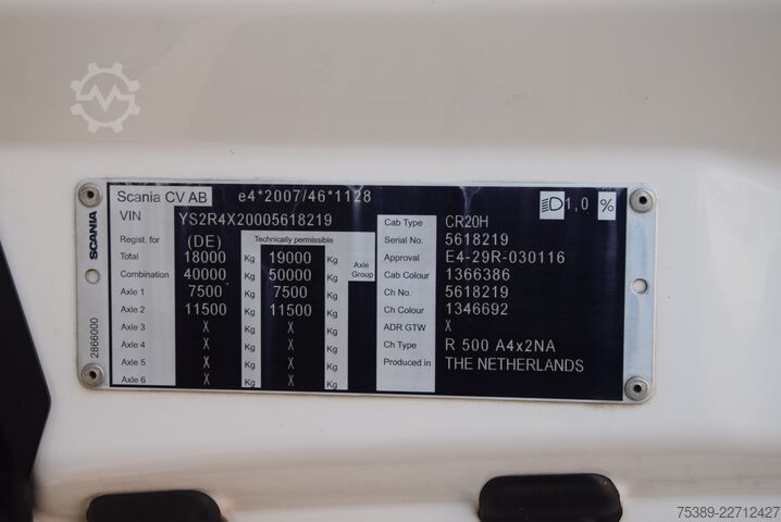 Standard SZM Scania R500 S500 Highline Retarder Navi Leder ACC