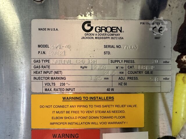 Kochkessel Groen DH/1-40