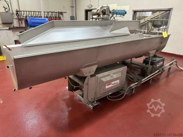 Accumulation buffer vibrating conveyor Heat and Control Fastback CV-FB-260E