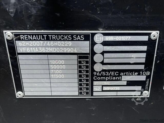 Standard-SZM Renault T480 productie 2021. P- Cool. origineel France ...