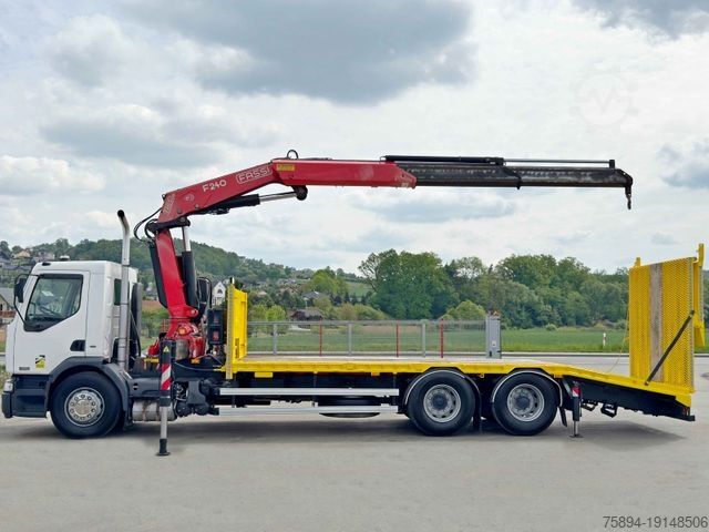 Abschleppwagen RENAULT PREMIUM 320 * FASSI F240B.22 + FUNK* TOP