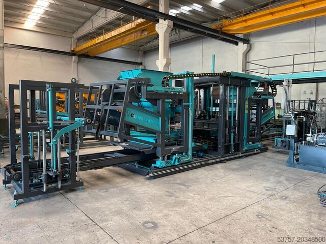 Betonstein - Fertigungsanlage Constmach Concrete Block Machines BS-20 Concrete Block Making Machine