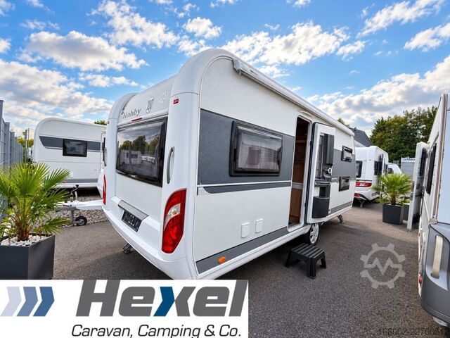 Caravan HOBBY De Luxe 515 UHK Hubbett hinten, Etagenbetten