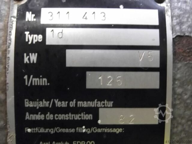 Gear motor 0.55 kW 125 rpm Siemens 1LF3080-2A521Z