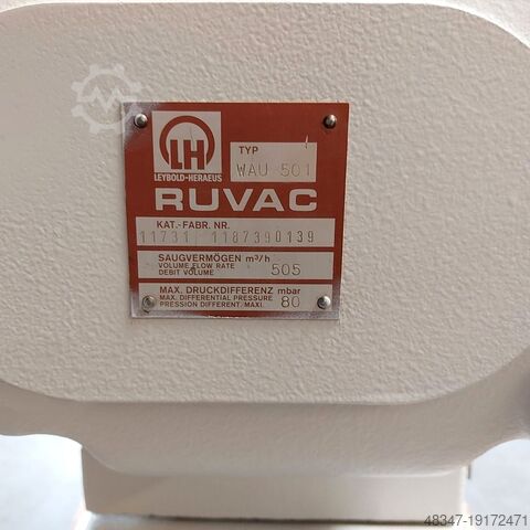 Vacuum pump system Leybold WAU 501 + S 65