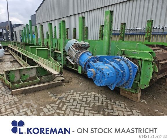 Stahlplattenförderer Hazemag Hazemag Steel Apron Conveyor