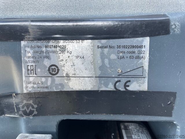 Sweeper Nilfisk SC 500