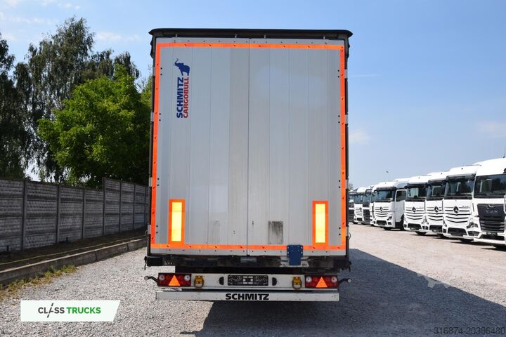 Open semitrailer with tarp SCHMITZ CARGOBULL SCS24/L Varios