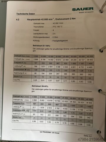 Universal-Bearbeitungszentrum DMG SAUER ULTRASONIC HSC LINEAR 20