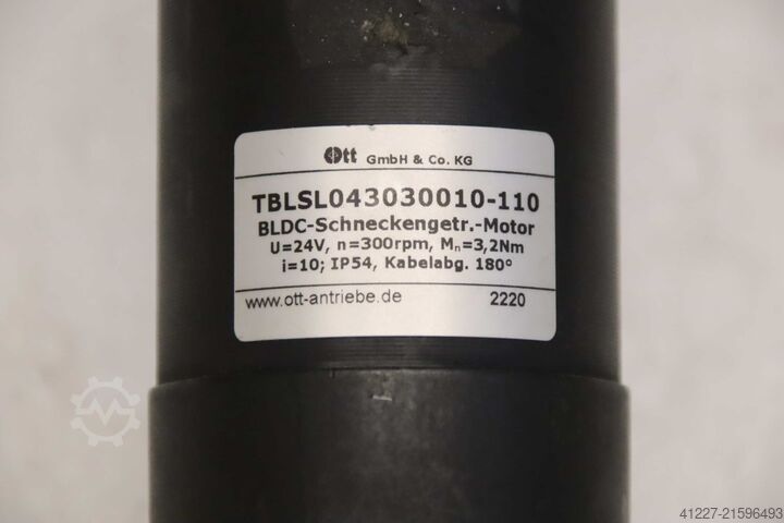 Gleichstrom Getriebemotor 24 Volt 300 U/min Ott TBSL043030010-110