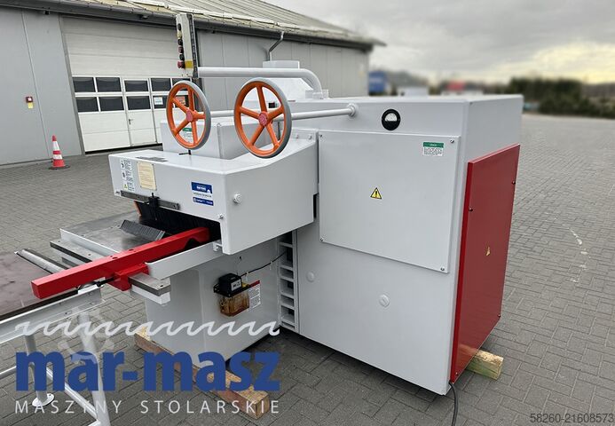 Ketten-Mehrblattkreissäge mit 2 Zuführtischen Torwegge H34 380/120