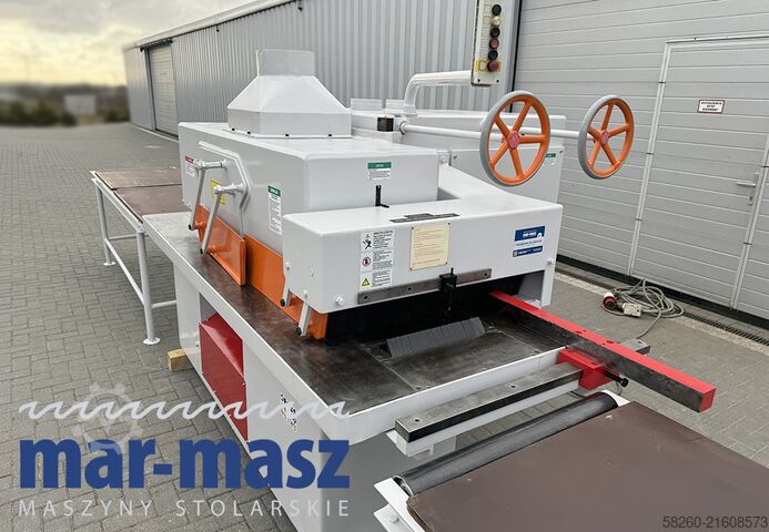 Ketten-Mehrblattkreissäge mit 2 Zuführtischen Torwegge H34 380/120