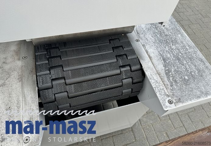 Ketten-Mehrblattkreissäge mit 2 Zuführtischen Torwegge H34 380/120