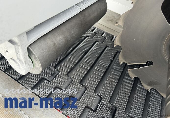 Ketten-Mehrblattkreissäge mit 2 Zuführtischen Torwegge H34 380/120